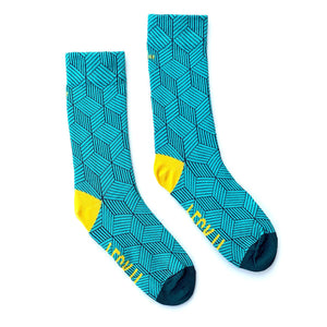 FECK IT - Blue -  Funny Irish Socks Made in Ireland