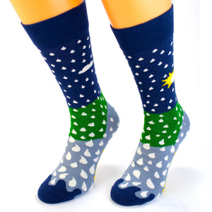 SUNNY SPELLS AND SCATTERED SHOWERS - Funny Irish Socks Made in Ireland