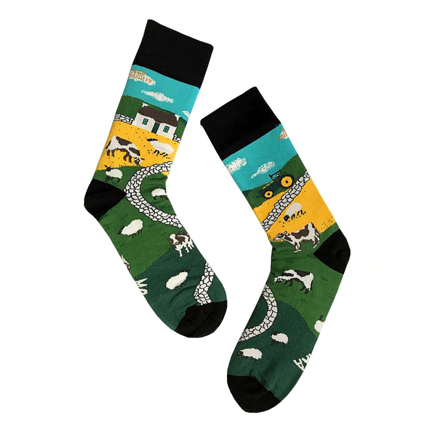 THE IRISH LANDSCAPE - Funny Irish Socks Made in Ireland