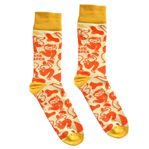 Fushia Orange - Funny Irish Socks Made in Ireland