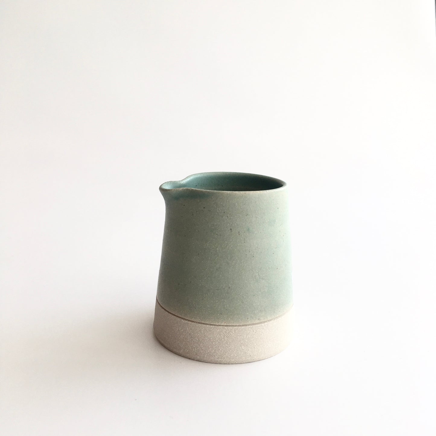IRISH GREEN - Mini Creamer - Hand Thrown Contemporary Irish Pottery