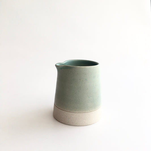 IRISH GREEN - Mini Creamer - Hand Thrown Contemporary Irish Pottery