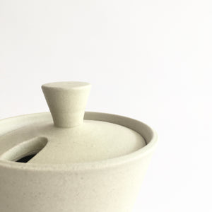 CANDY YELLOW - Sugar Bowl - Hand Thrown Contemporary Irish Pottery