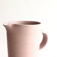 Load image into Gallery viewer, BABY PINK - Tall Handled Jug - Hand Thrown Contemporary Irish Pottery
