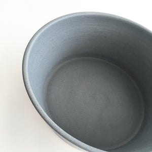 FRUIT BOWL - Soft Grey - Hand Thrown Contemporary Irish Pottery