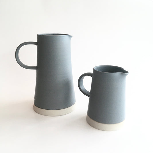 GREY - Conacle Jug - Handled - Hand Thrown Contemporary Irish Pottery