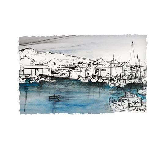 KILKEEL HARBOUR County Down by Stephen Farnan