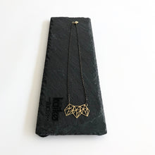 Load image into Gallery viewer, Three Point Brass Necklace - Kaiko - Made in Ireland
