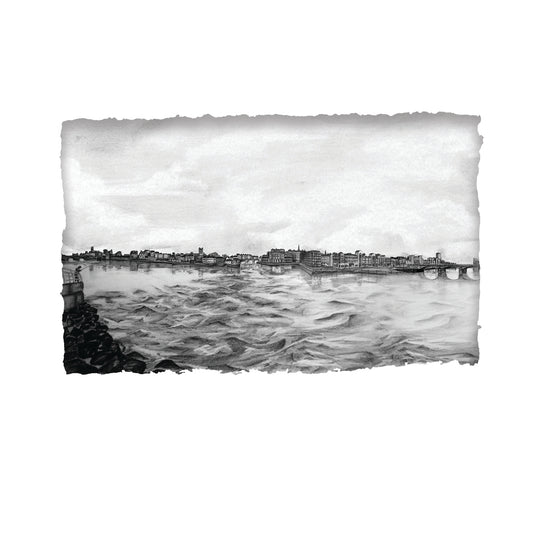 LIMERICK ON THE SHANNON - City South Ireland River Shannon County Limerick by Stephen Farnan
