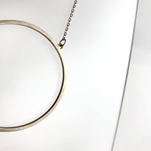 Load image into Gallery viewer, ANCAIRE - Gold Plated Silver Circle Pendant Necklace - Made in Ireland
