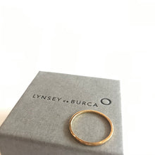 Load image into Gallery viewer, Doon - Silver / Rose Gold / Yellow Gold - Hammered Stacking Ring
