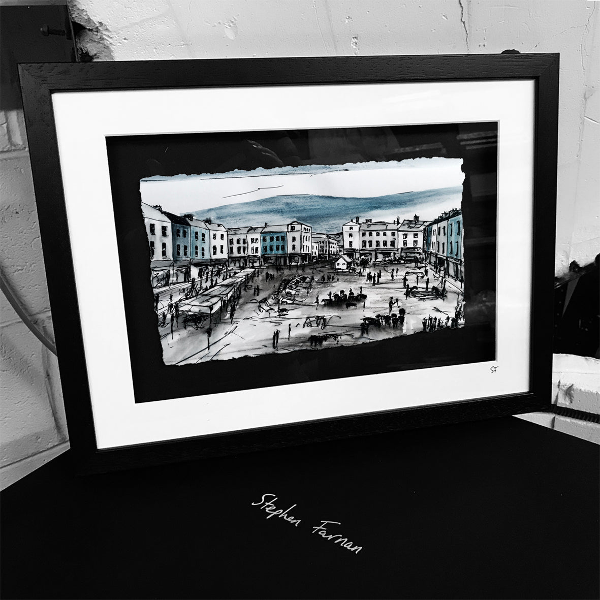 Market Day, Dungarvan - County Waterford by Stephen Farnan