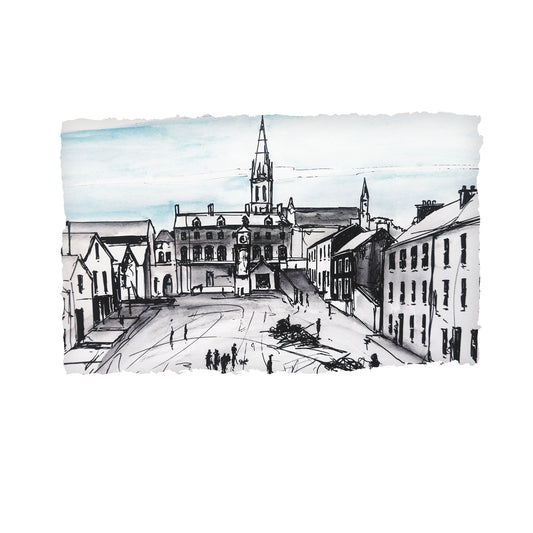 Market Day, Letterkenny - County Donegal by Stephen Farnan