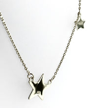 Load image into Gallery viewer, DOUBLE STAR Gold Vermeil Necklace
