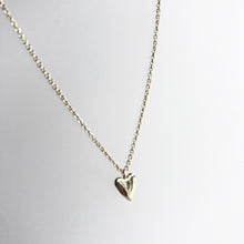 Load image into Gallery viewer, HEART Gold Vermeil Necklace
