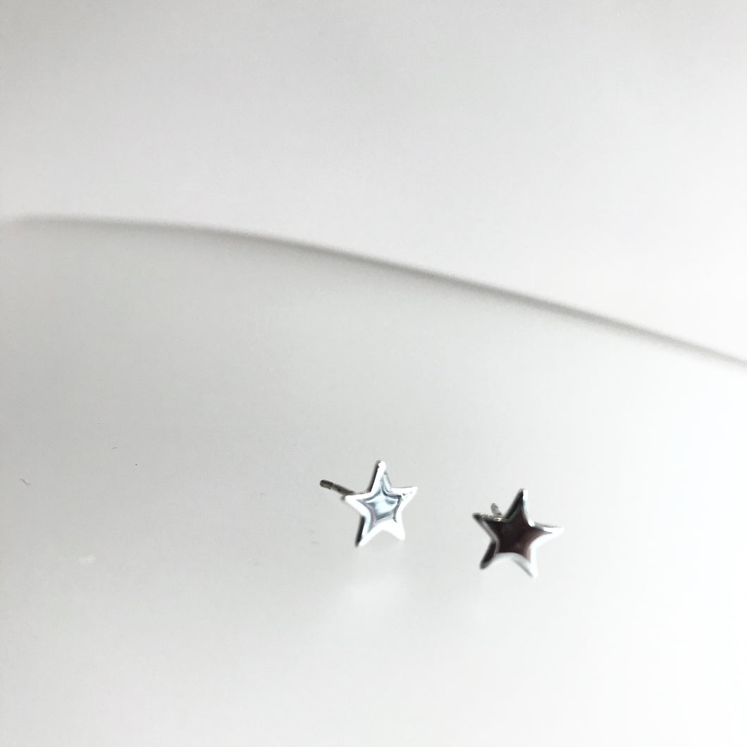 STARS - Earrings Silver - Designed, Imagined, Made in Ireland