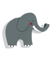 Load image into Gallery viewer, ELEPHANT - Wooden Animal Magnet
