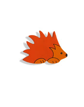 Load image into Gallery viewer, HEDGEHOG - Wooden Animal Magnet
