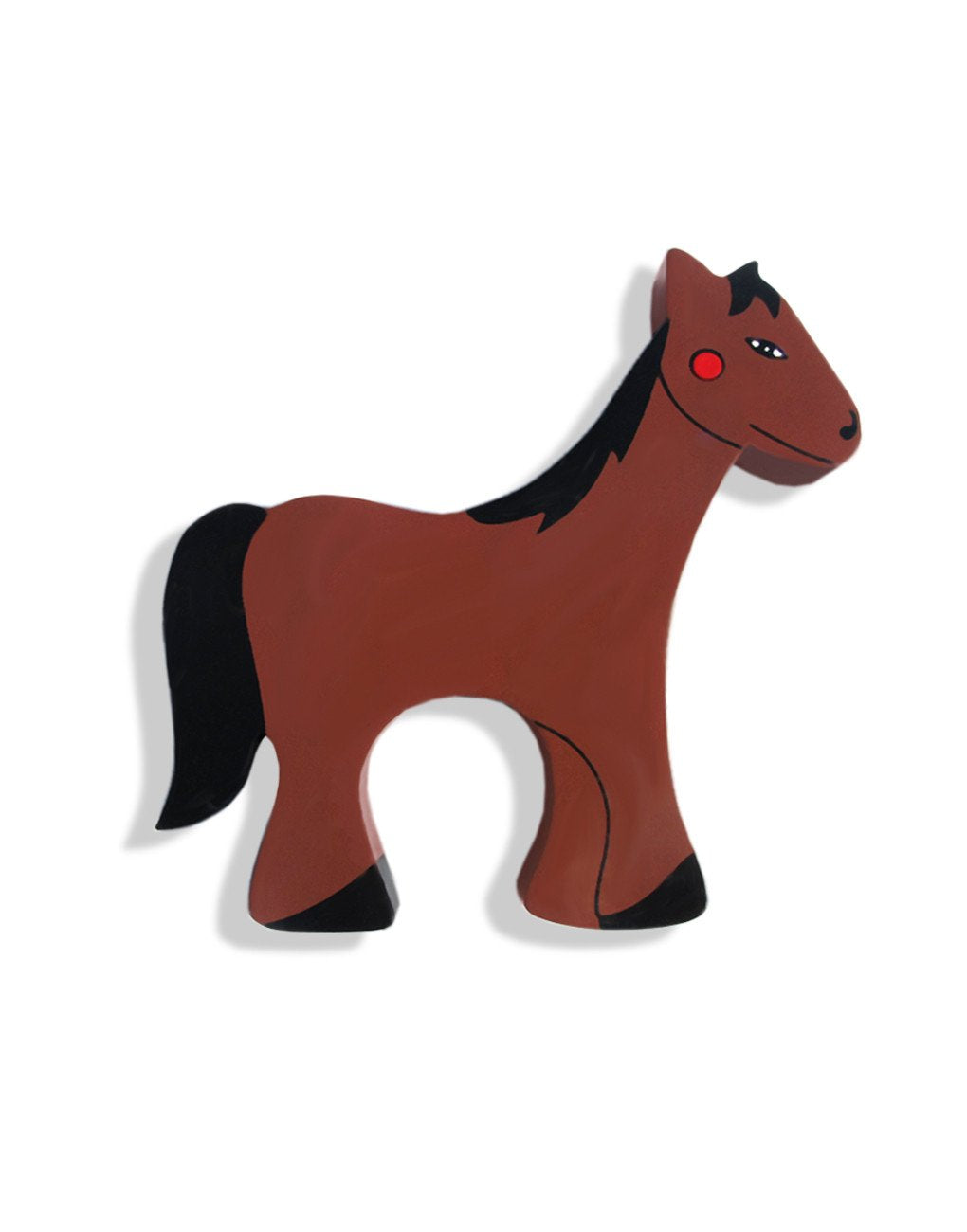 HORSE - Wooden Animal Magnet