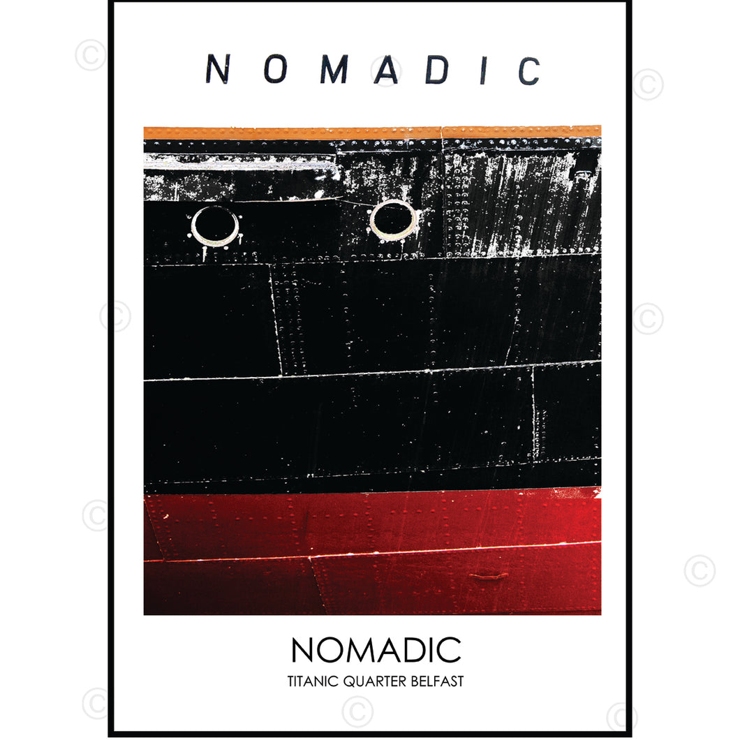 NOMADIC TITANIC QUARTER BELFAST - Contemporary Photography Print from Northern Ireland