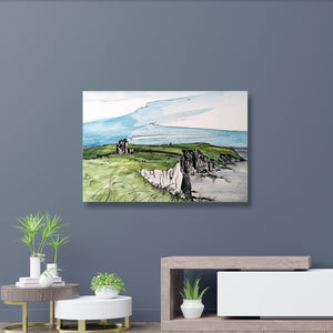 OLD KINSALE HEAD - Headland Golf Cliffs County Cork by Stephen Farnan
