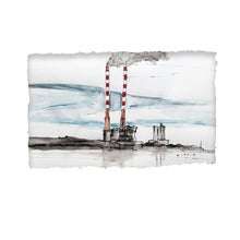 Load image into Gallery viewer, POOLBEG, DUBLIN - Power Station Pigeon House County Dublin by Stephen Farnan
