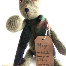 Load image into Gallery viewer, Hugo - Handmade Teddy Bear - Looking for a new home!
