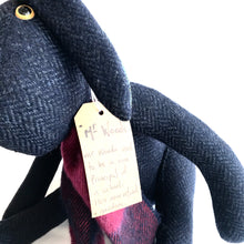 Load image into Gallery viewer, Mr Woods - Handmade Teddy Hare - Looking for a new home!
