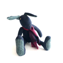 Load image into Gallery viewer, Mr Woods - Handmade Teddy Hare - Looking for a new home!

