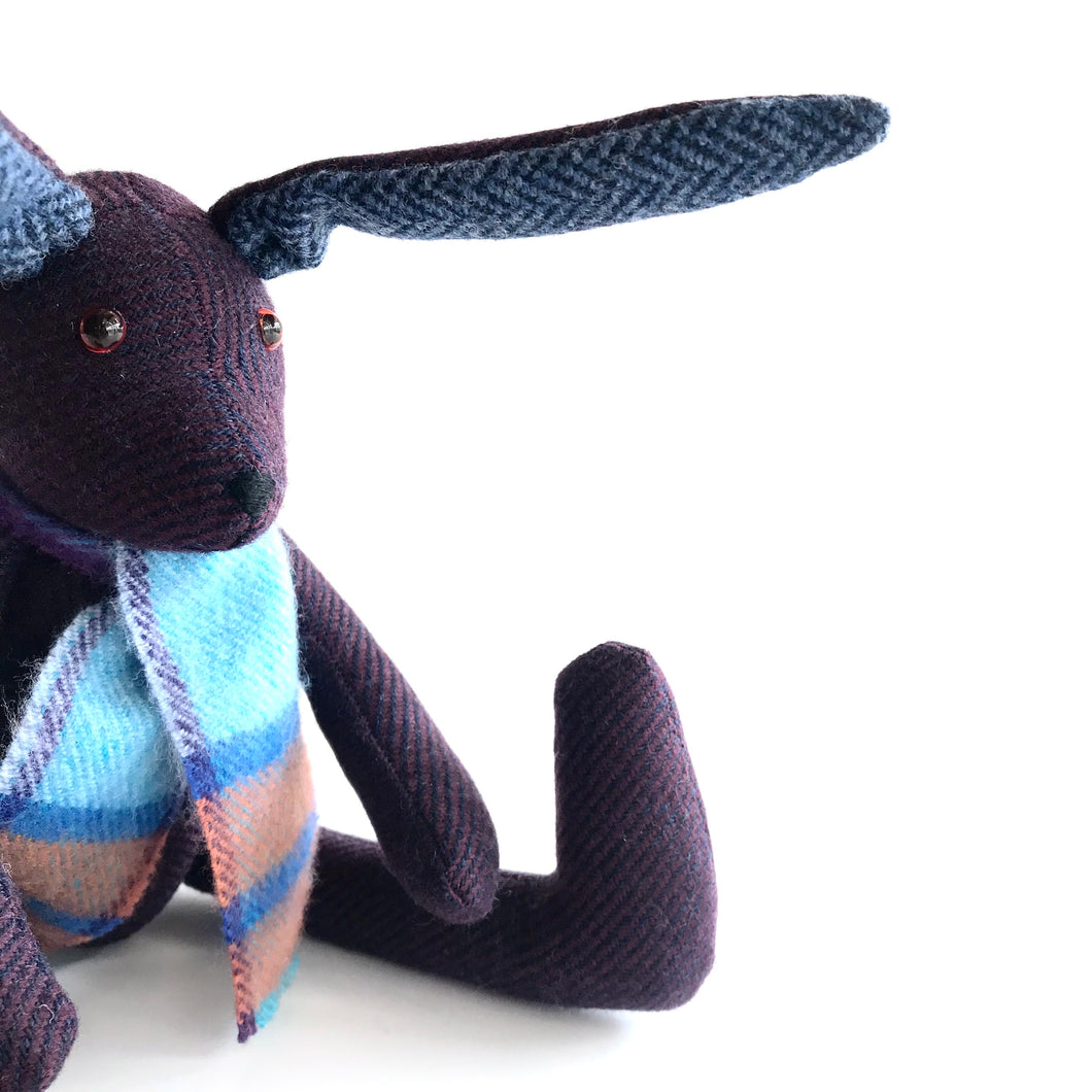 Wee Ciara - Handmade Teddy Hare - Looking for a new home!