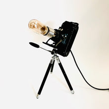 Load image into Gallery viewer, Vintage Camera Lamp &amp; Floor Tripod
