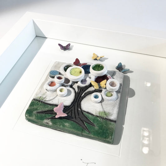 TREE OF LIFE - Raku Ceramic Art by Rebeka Kahn