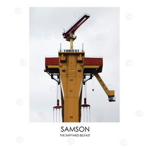SAMSON THE SHIPYARD BELFAST - Contemporary Photography Print from Northern Ireland