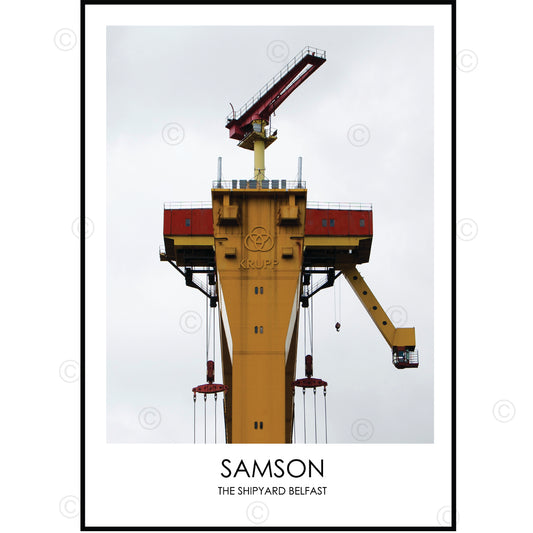 SAMSON THE SHIPYARD BELFAST - Contemporary Photography Print from Northern Ireland