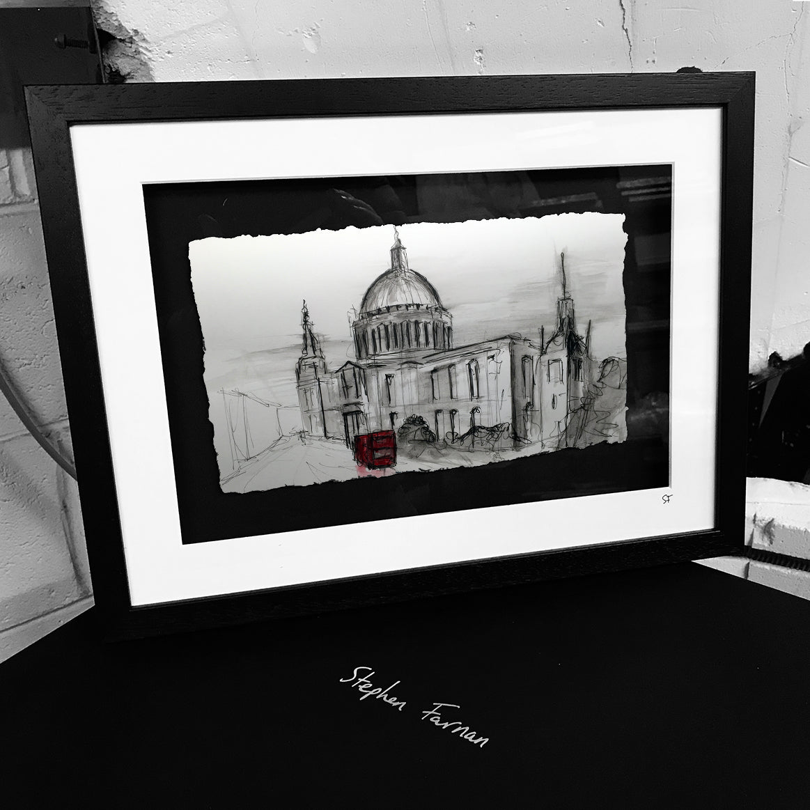 SAINT PAUL'S CATHEDRAL, LONDON - Iconic Cathedral in the Centre of London England - by Stephen Farnan