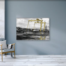 Load image into Gallery viewer, THE SHIPYARD, BELFAST - Harland &amp; Wolff Cranes Samson Goliath County Antrim by Stephen Farnan
