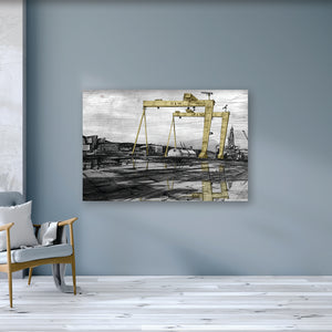 THE SHIPYARD, BELFAST - Harland & Wolff Cranes Samson Goliath County Antrim by Stephen Farnan
