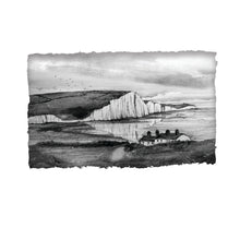 Load image into Gallery viewer, The SEVEN SISTERS, ENGLAND - Iconic Chalk Cliffs on South East Coast of England - by Stephen Farnan

