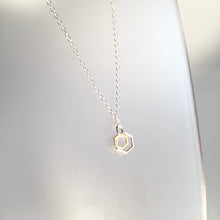 Load image into Gallery viewer, Necklace Geometric Silver + Brass Made in Belfast
