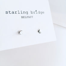 Load image into Gallery viewer, Silver Textured Random Cut Studs
