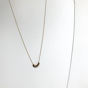 MULTIPLE GOLD RINGS Pendant Necklace - Gold Plated Hand made in Ireland