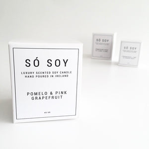 POMELO & PINK GRAPEFRUIT Candle - SÓ SOY - Made in Ireland