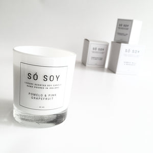 POMELO & PINK GRAPEFRUIT Candle - SÓ SOY - Made in Ireland