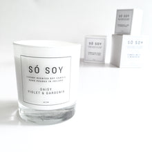 Load image into Gallery viewer, DAISY, VIOLET + GARDENIA Candle - SÓ SOY - Made in Ireland
