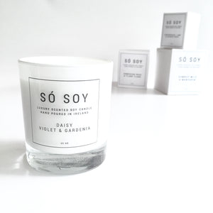 DAISY, VIOLET + GARDENIA Candle - SÓ SOY - Made in Ireland