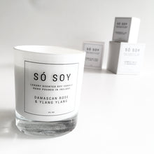 Load image into Gallery viewer, DAMASCAN ROSE &amp; YLANG YLANG Candle - SÓ SOY - Made in Ireland
