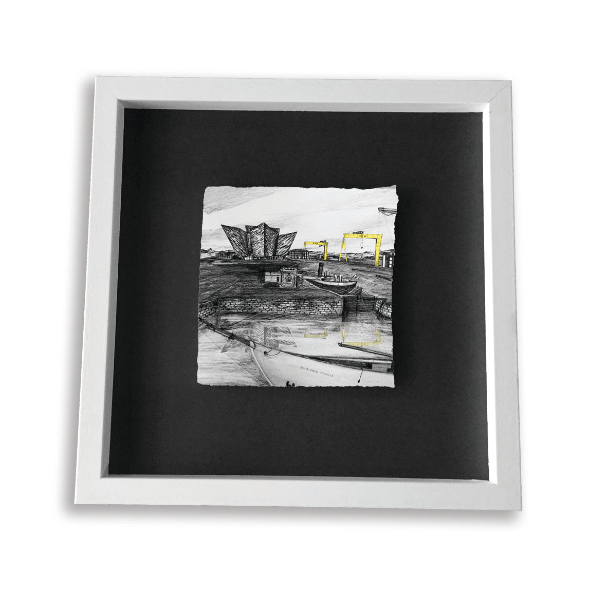 TITANIC QUARTER, BELFAST - Museum Nomadic Harland & Wolff Shipyard Cranes County Antrim by Stephen Farnan