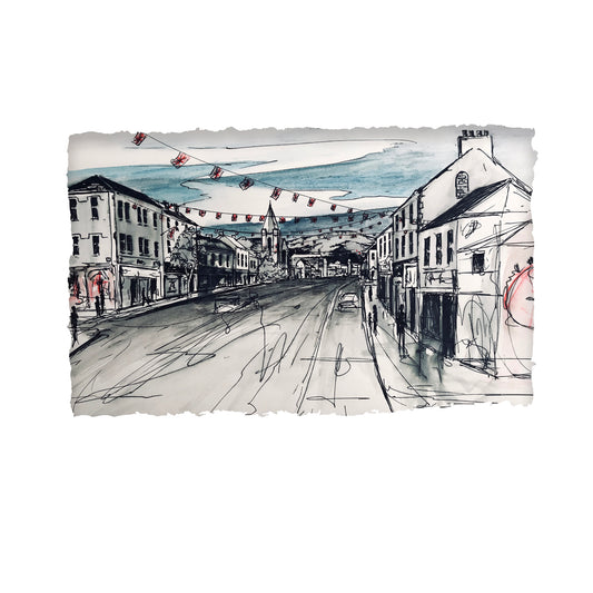 UP THE SHANKILL - Road West Belfast County Antrim by Stephen Farnan