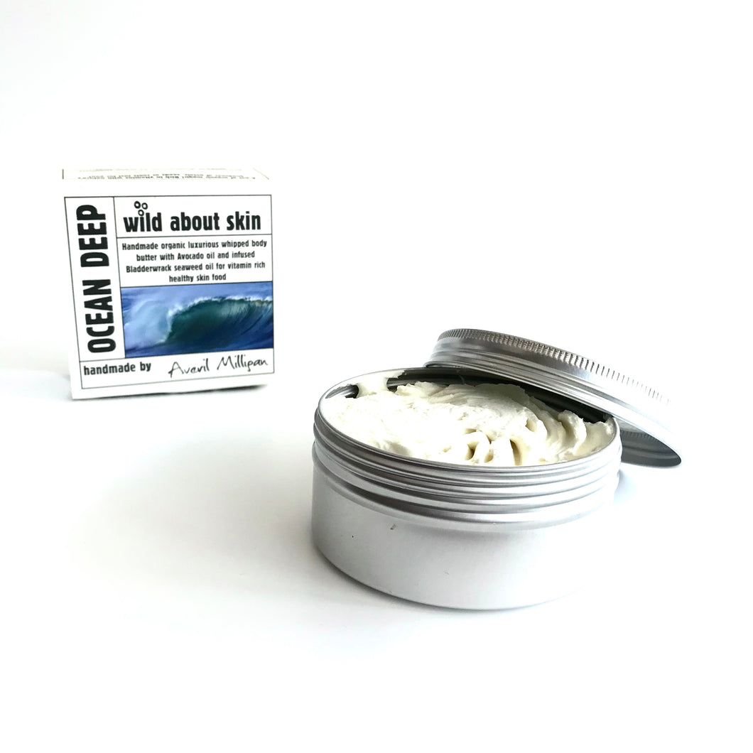 OCEAN DEEP Whipped Body Butter - with Avocado Oil and Bladderwrack Seaweed Oil