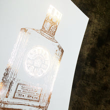 Load image into Gallery viewer, BROOKLYN Gin Bottle - Stunning Metallic Art
